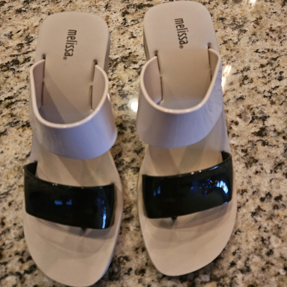 Brand new Melissa wedges